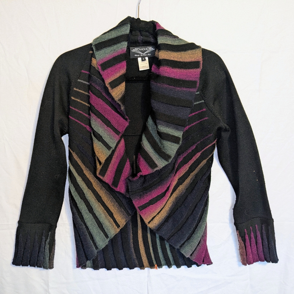 Angel Multicolor Striped Cardigan